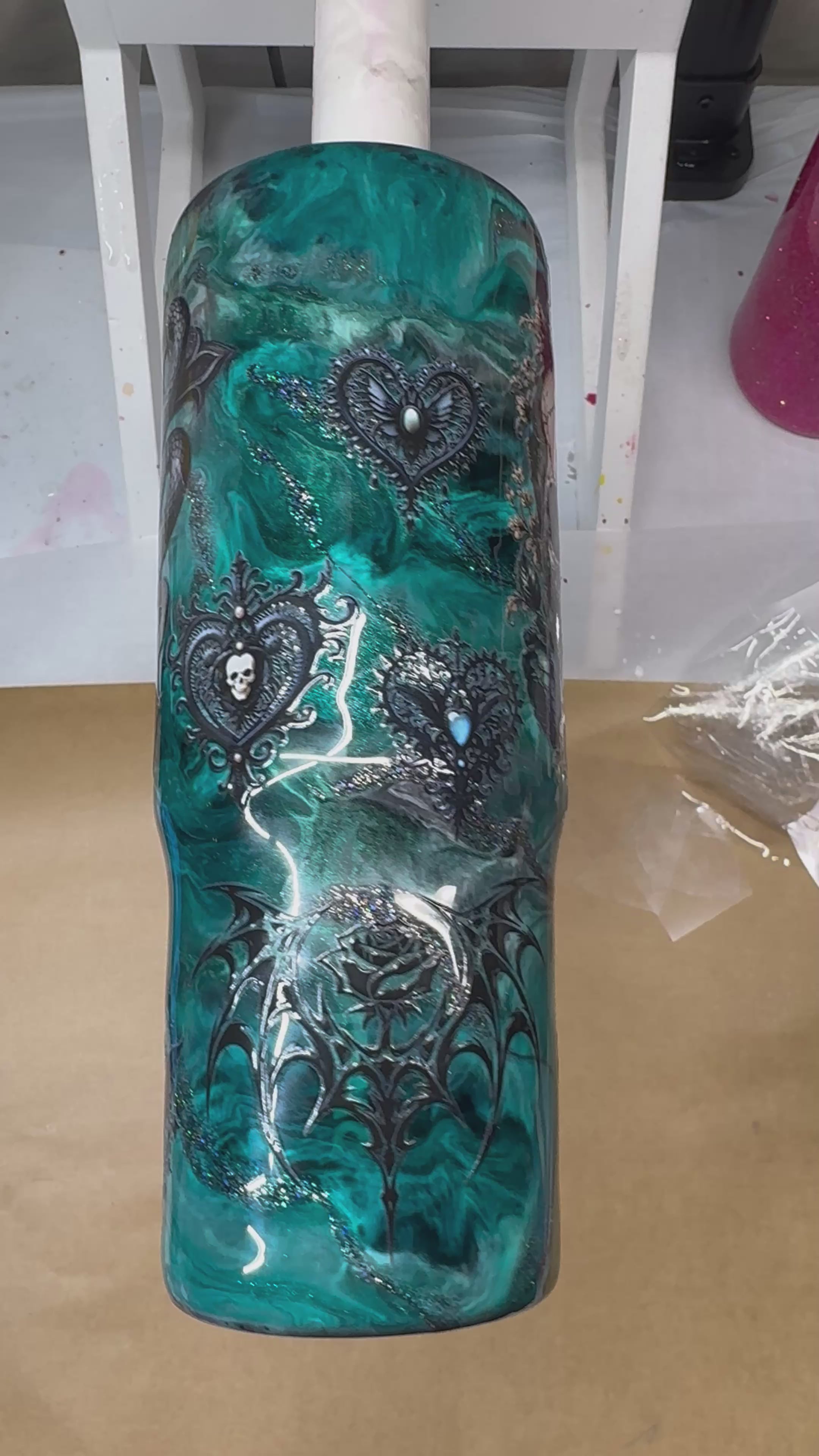 24oz Dark Teal Owala